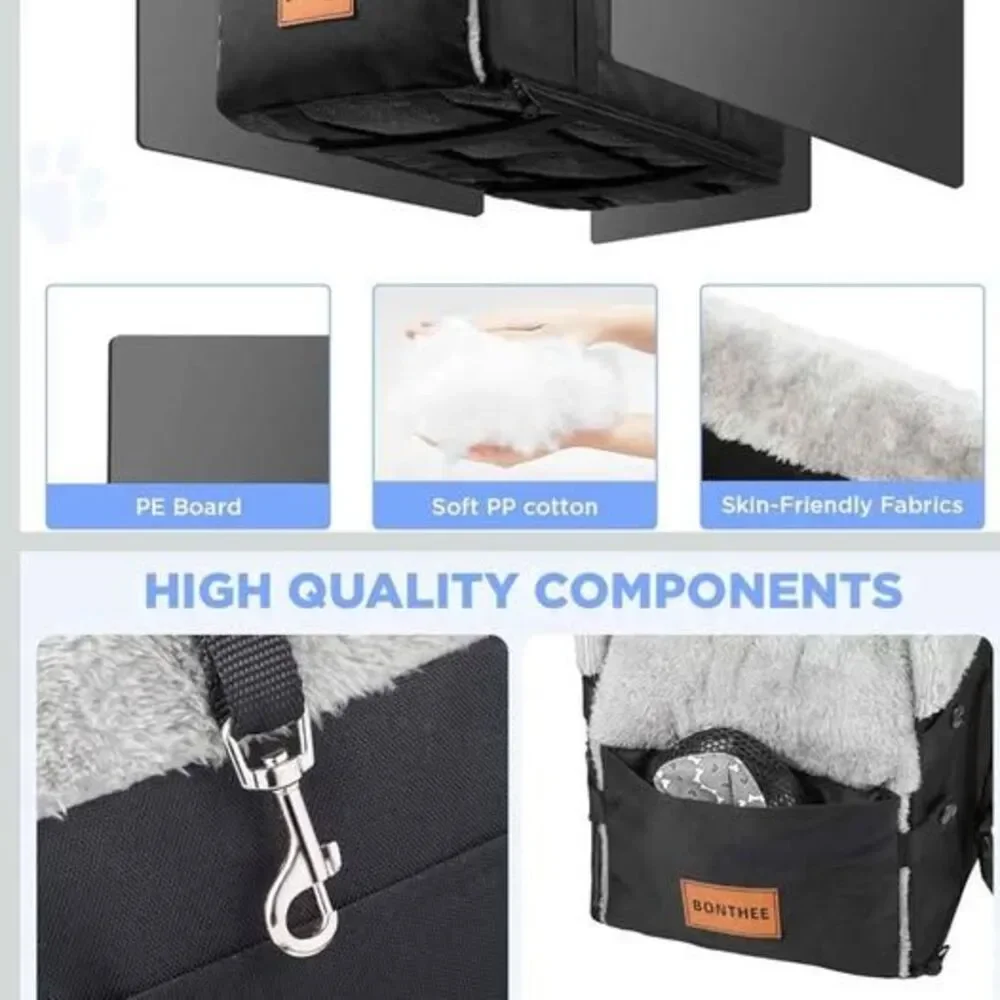 Dog Center Console Car Seat / Dog Carrier / Dog Car Seat / Cat or Dog